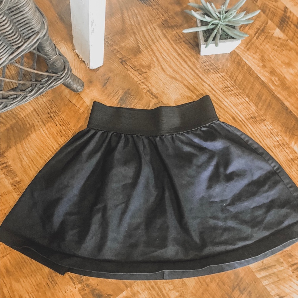 Navy skater skirt